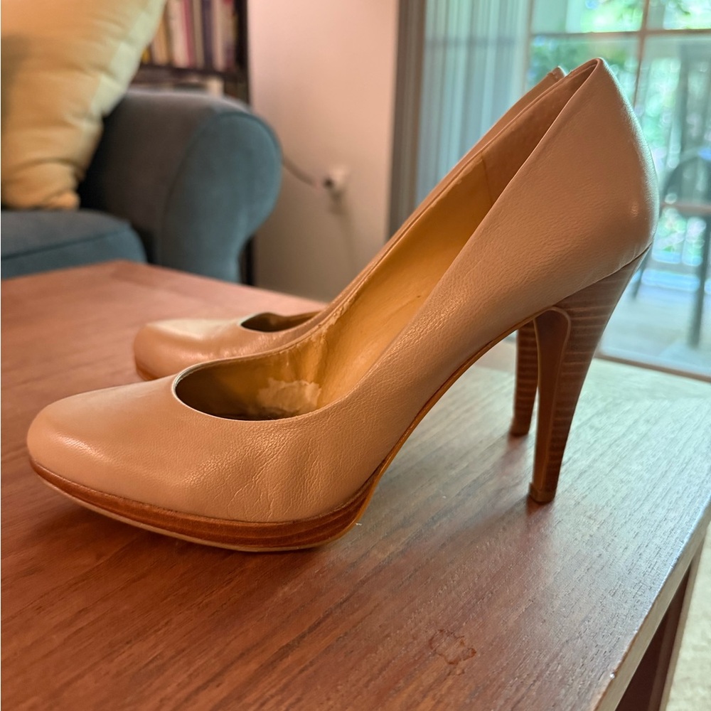 Elegant Tan High Heels
